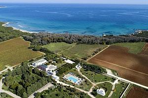 Aerial view of hotel