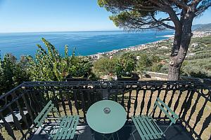 Sea view from the balcony