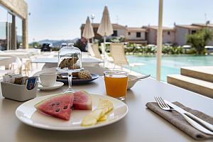 Snack by the pool