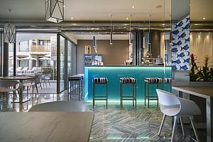 Bar beside the terrace