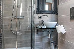 Bathroom with shower cubicle