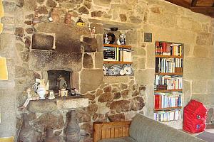 Rustic hotel interior