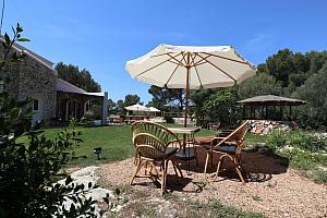 Tables in the garden