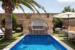 Sunbeds and outdoor furniture