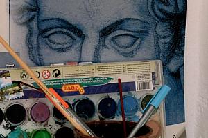 Artist materials, Los Castaños