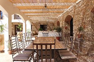 Dining terrace, Cuatre Finques