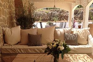Outdoor sofas, Cuatre Finques