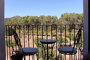 Hotel room balcony