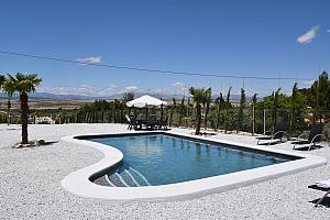 Swimming pool, cave house