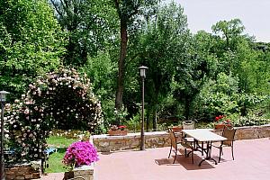 Garden, small country hotel, Catalonia