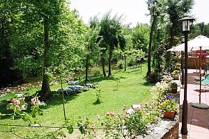 Garden, small country hotel, Spain