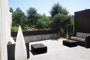 Modern terrace, hotel in Catalonia