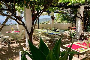Restaurant terrace