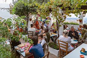 Restaurant on the terrace