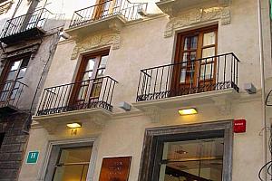 Small city hotel, old Granada, Spain