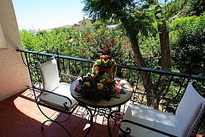 Private terrace, hotel