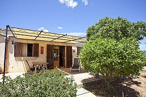 Shaded private terrace