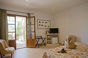Bedroom leading onto terrace