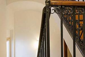 Wrought iron staircase