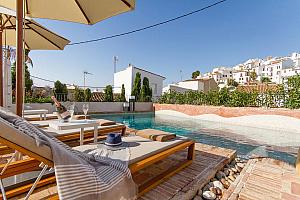 Hotel La Serena, pool and terrace, Altea